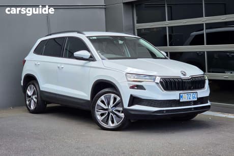 White 2024 Skoda Karoq Wagon Style 110Tsi