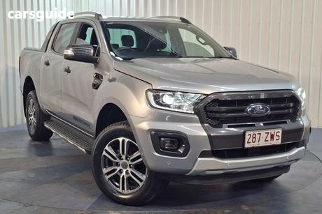 Silver 2020 Ford Ranger Double Cab Pick Up Wildtrak 2.0 (4X4)