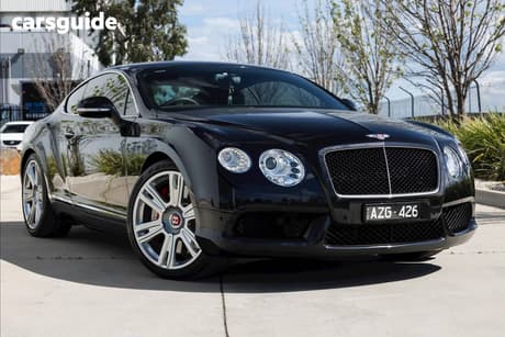 Black 2014 Bentley Continental Coupe Gt V8