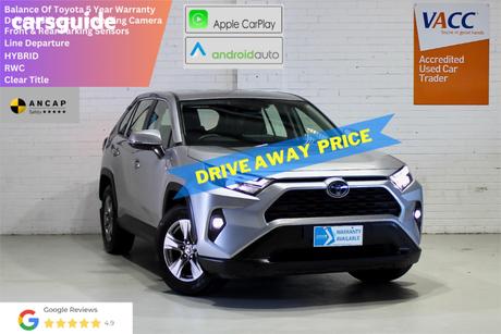Silver 2022 Toyota RAV4 Wagon Gx (2Wd) Hybrid