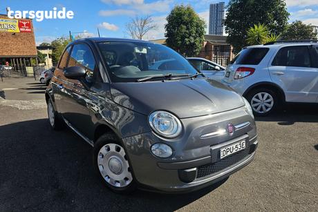 Grey 2013 Fiat 500 Hatchback Pop