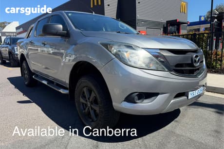 Silver 2016 Mazda BT-50 Dual Cab Utility Xt (4X4)