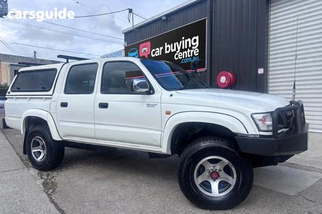 White 2004 Toyota Hilux Dual Cab Pick-up (4X4)