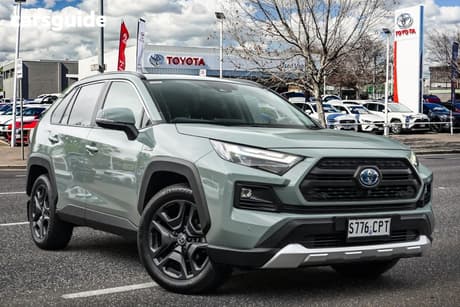 Green 2022 Toyota RAV4 Wagon Edge (Awd) Hybrid