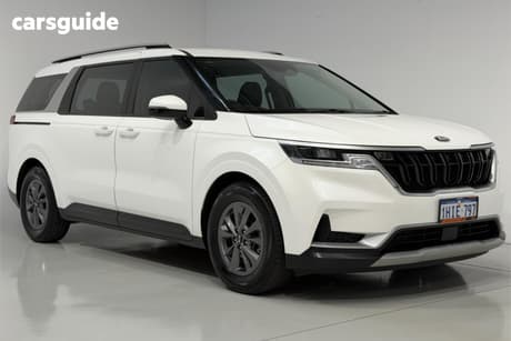 White 2021 Kia Carnival Wagon S