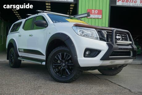 White 2018 Nissan Navara Dual Cab Pick-up St (4X4) Black Edition