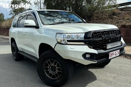 White 2016 Toyota Landcruiser Wagon Vx (4X4)