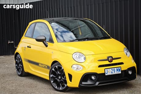 Yellow 2018 Abarth 595 Hatchback Competizione