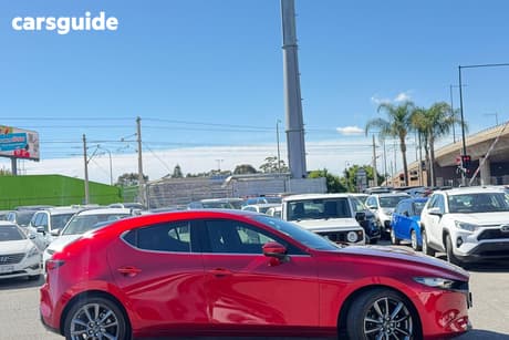 Red 2022 Mazda 3 Hatchback G20 Touring