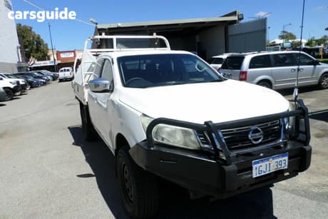 White 2017 Nissan Navara King Cab Chassis Rx (4X4)