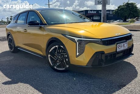 Yellow 2025 Kia K4 Hatchback Gt-Line