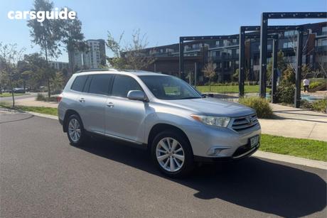 Silver 2012 Toyota Kluger Wagon Altitude (Fwd) 7 Seat