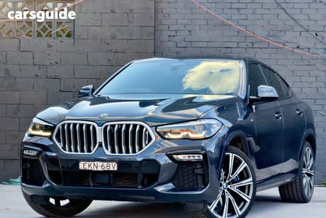 Grey 2020 BMW X6 Coupe Xdrive30D M Sport