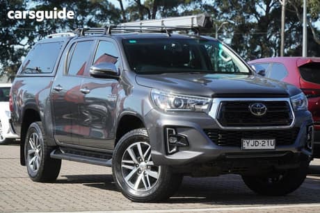 Silver 2019 Toyota Hilux Double Cab Pick Up Sr5 (4X4)