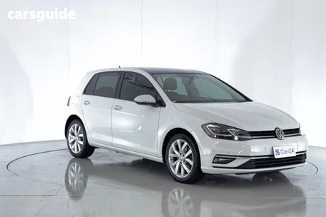 White 2019 Volkswagen Golf Hatchback 110 Tsi Highline