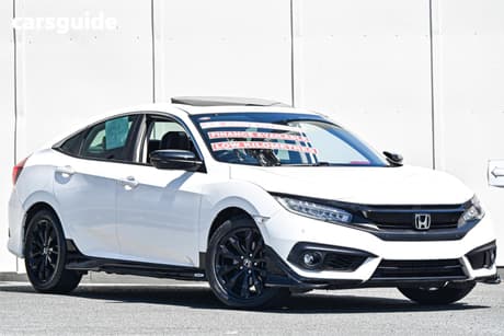 White 2016 Honda Civic Sedan Vti-Lx