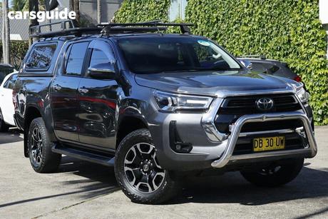 Grey 2021 Toyota Hilux Double Cab Pick Up Sr5 (4X4)