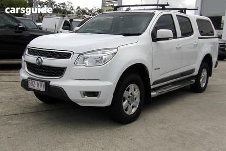 White 2014 Holden Colorado Crew Cab Pickup Lt (4X2)