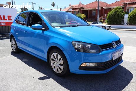 Blue 2016 Volkswagen Polo Hatchback 66 Tsi Trendline
