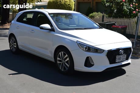 White 2019 Hyundai I30 Hatchback Active