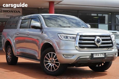 Silver 2024 GWM UTE Dual Cab Chassis Tray Cannon (4X4)