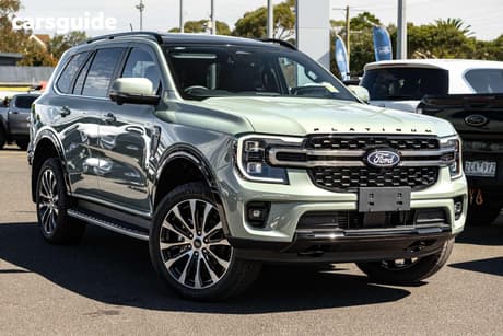 Green 2026 Ford Everest Wagon Platinum (4Wd)