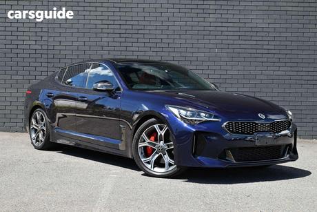 Blue 2018 Kia Stinger Sedan Gt (Black Leather)