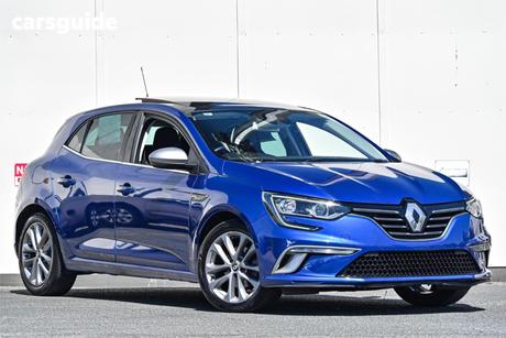 Blue 2017 Renault Megane Hatchback Gt-Line