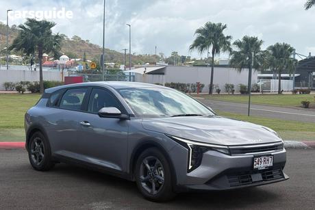 Grey 2026 Kia K4 Hatchback S
