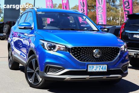 Blue 2021 MG ZS EV Wagon Essence