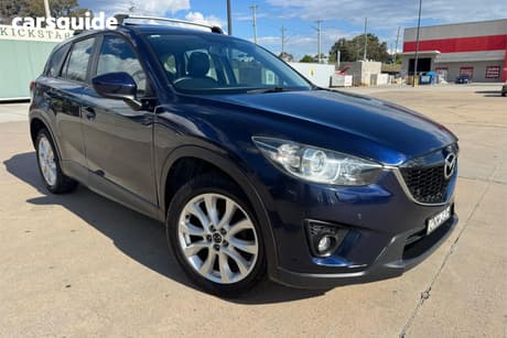 Blue 2013 Mazda CX-5 Wagon Grand Tourer (4X4)
