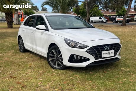 White 2023 Hyundai I30 Hatchback Active
