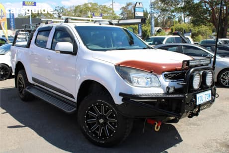 White 2016 Holden Colorado Crew Cab Pickup Ls (4X4)