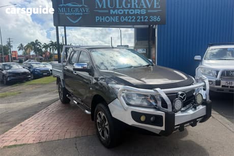 Brown 2017 Mazda BT-50 Dual Cab Utility Xtr (4X4)