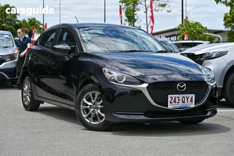 Black 2021 Mazda 2 Hatchback G15 Pure