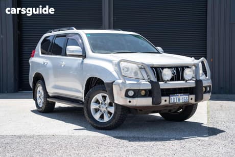Silver 2011 Toyota Landcruiser Prado Wagon Gxl (4X4)