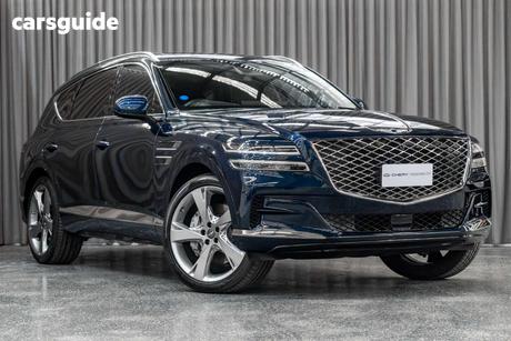Blue 2021 Genesis GV80 Wagon 3.5T Awd 7 Seat