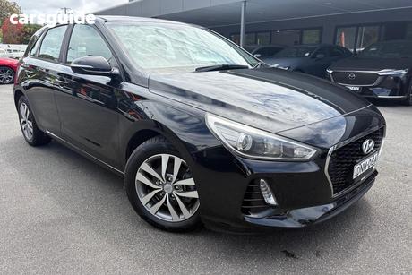 Black 2017 Hyundai I30 Hatchback Active