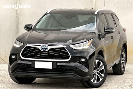 Black 2023 Toyota Kluger Wagon Gxl Hybrid Awd
