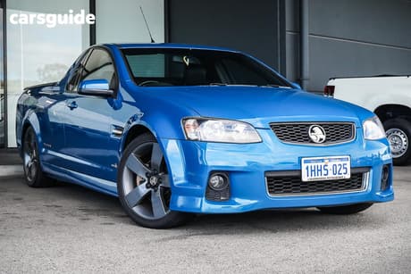 Blue 2012 Holden Commodore Utility Ss Thunder