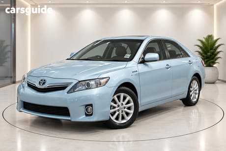 Blue 2011 Toyota Camry Sedan Hybrid