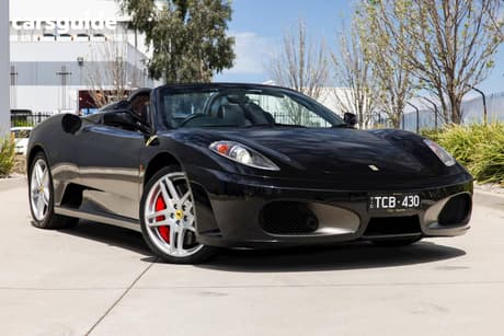 Black 2008 Ferrari F430 Convertible Spider