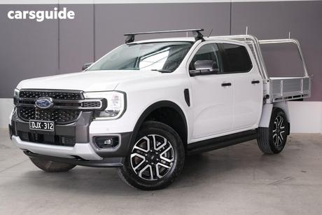 White 2024 Ford Ranger Double Cab Pick Up Sport 3.0 (4X4)