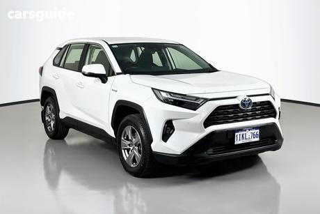 White 2024 Toyota RAV4 Wagon Gx (2Wd) Hybrid