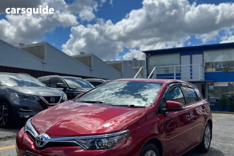 Red 2015 Toyota Corolla Hatchback Ascent Sport