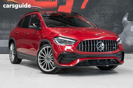 Red 2022 Mercedes-Benz GLA35 Wagon 4Matic