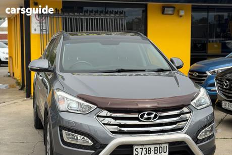 Grey 2014 Hyundai Santa FE Wagon Highlander Crdi (4X4)
