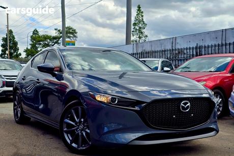 Blue 2021 Mazda 3 Hatchback G20 Touring