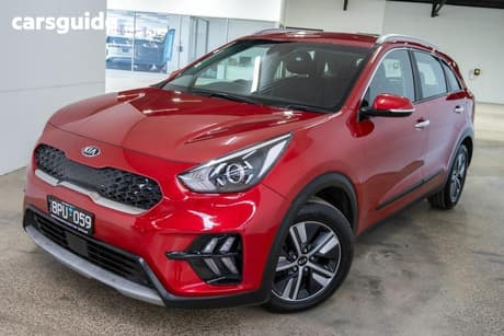 Red 2021 Kia Niro Wagon Hev S (Hybrid)