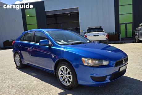 Blue 2011 Mitsubishi Lancer Sedan Sx
